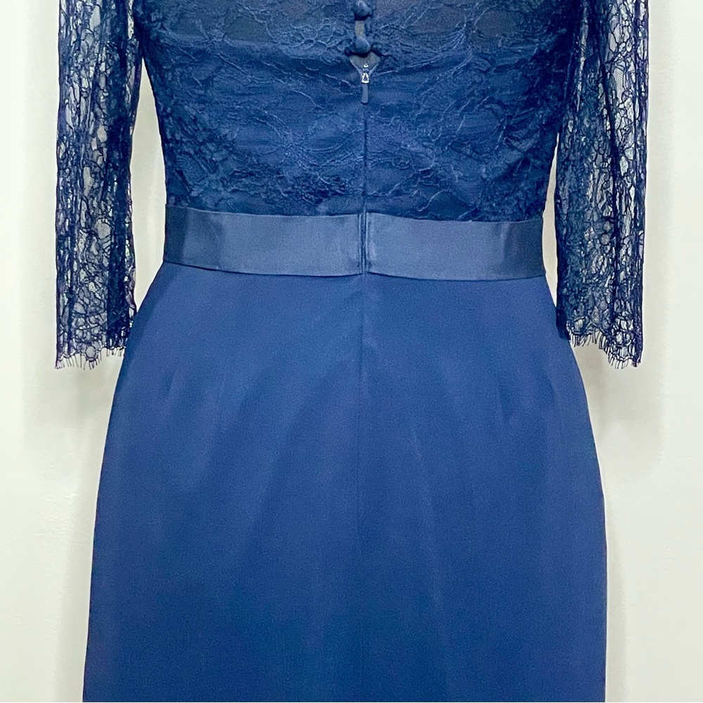 Watters&Watters Navy Mother of the Bride Dress Size 8 - Picture 12 of 14